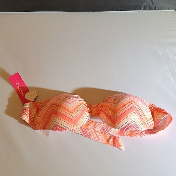 BRAND NEW XHILARATION WOMEN"S PUSH UP SWIMSUITS BIKINI BRA - Picture 11 of 16
